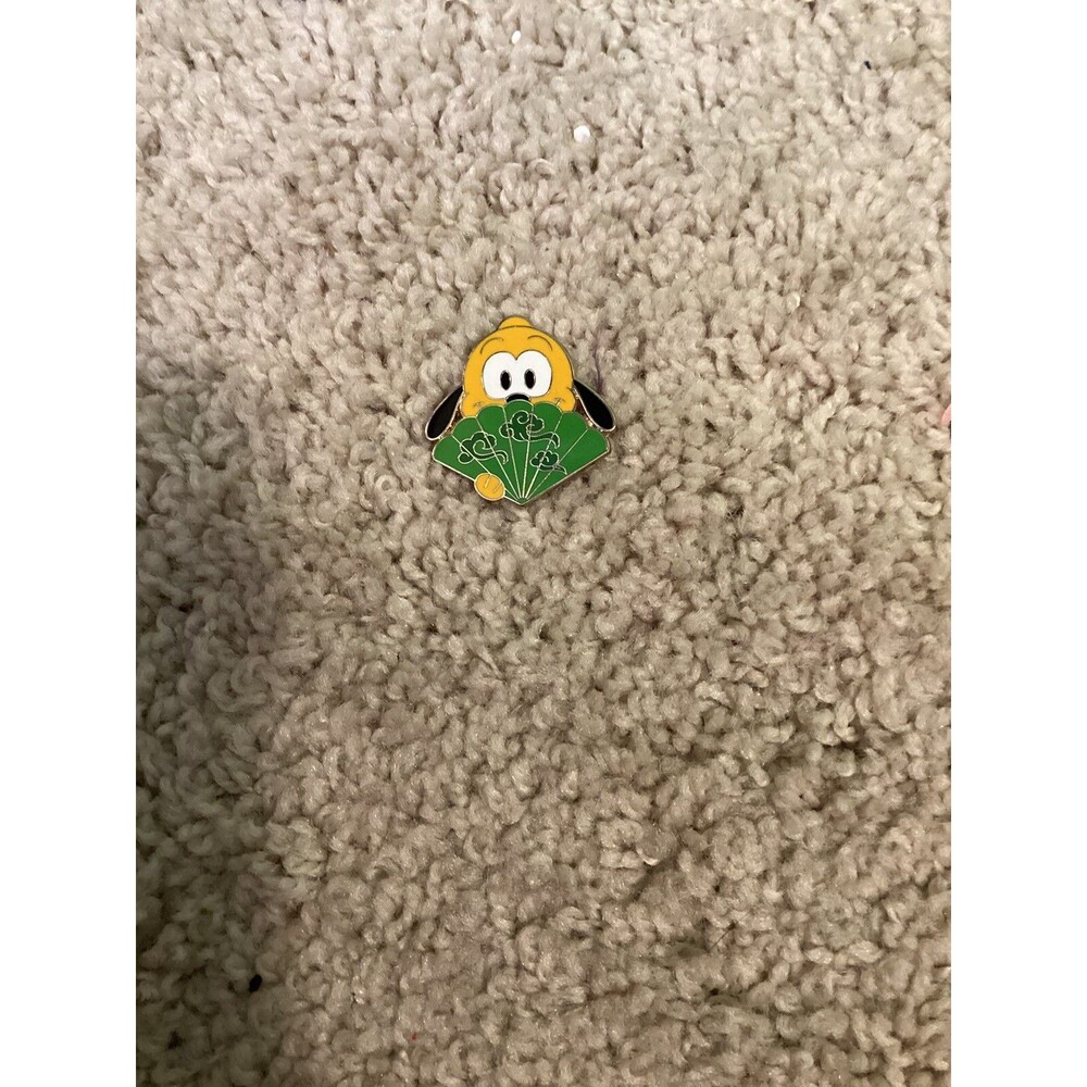 2024 Disney Parks Character Folding Fans Mystery Box Pin Trading Pluto